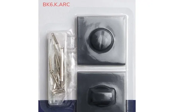 Ручка поворотная BK6KARCQ52 (BK6 ARC) BL-24 черный BL черный