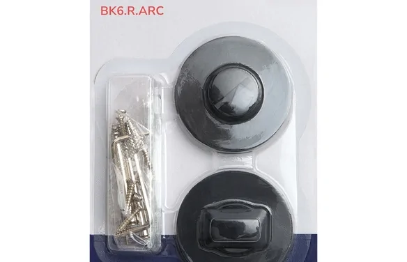 Ручка поворотная BK6RARCR52 (BK6 ARC) BL-24 черный BL черный