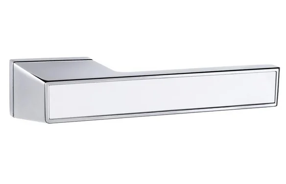 Ручка раздельная KQSL52TITAN СP/WH-19 хром/белый WH белый/CP хром