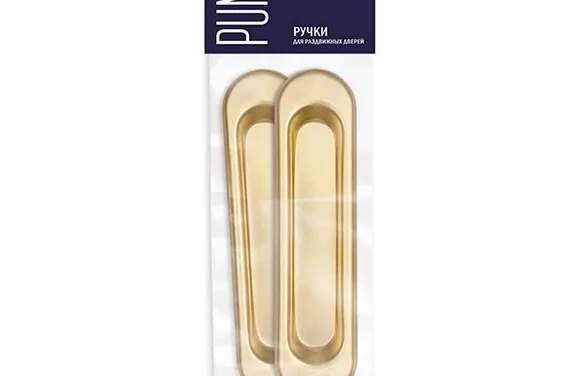 Ручка для раздвижных дверей SHSL152010 (Soft LINE SL-010) SG матовое золото SG МатЗолото