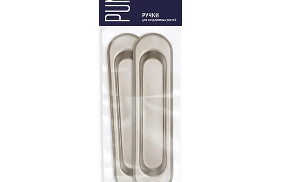 Ручка для раздвижных дверей SHSL152010 (Soft LINE SL-010) SN  матовый никель SN МатНикель