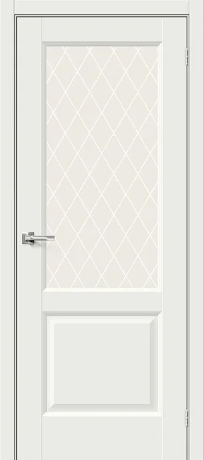 Дверь Неоклассик-33 эмалит White Сrystal, цвет: White Matt