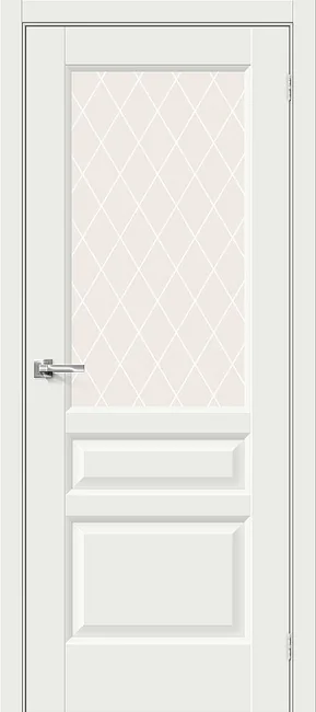 Дверь Неоклассик-35 эмалит White Сrystal, цвет: White Matt