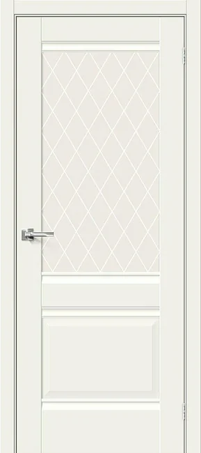 Дверь Прима-3 хард флекс White Сrystal, цвет: White Mix