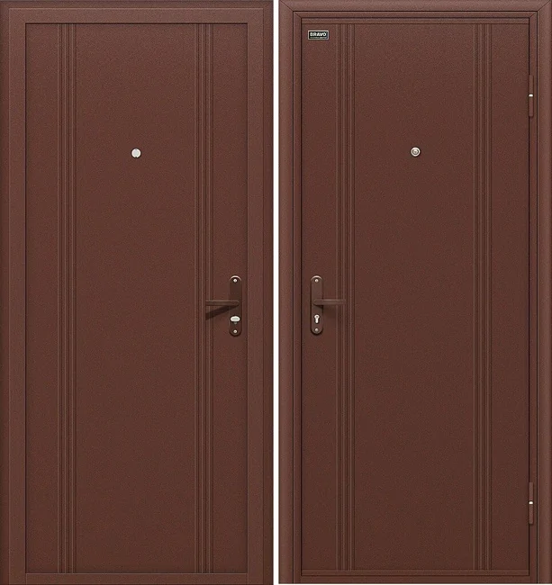 Входная дверь Door Out 101, цвет: Антик Медь/Антик Медь