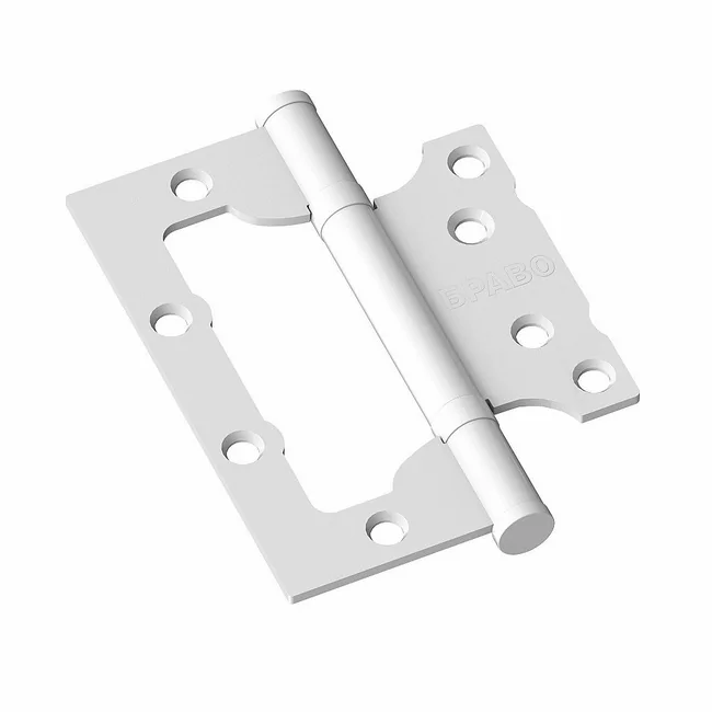 Петля бабочка Bravo F-4-2BB 100*75*2,5, цвет: W Белый