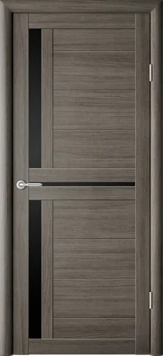 ПО Эко шпон Кельн 600 серый кедр стекло черное Стекло черное