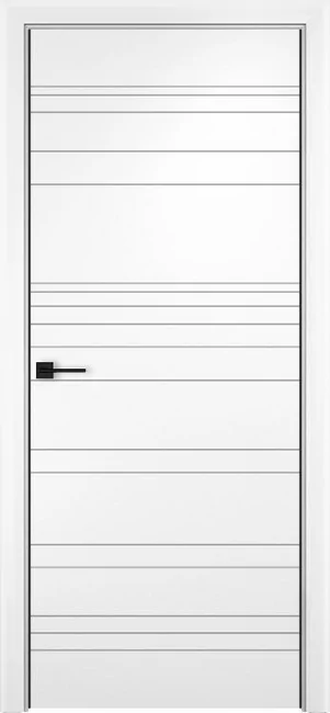 Дверь LINE-1 экошпон, цвет: Вайт
