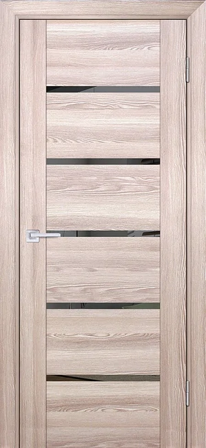 PSK 7 nanotex, ривьера крен экрю 600*2000 стекло зеркало тонированное