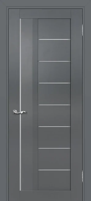 PSC 17 PP, графит 600*2000 стекло белый сатинат