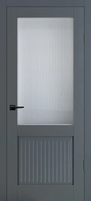 PSС 57 РР графит ДО 600*2000 стекло Moru Optiwhite