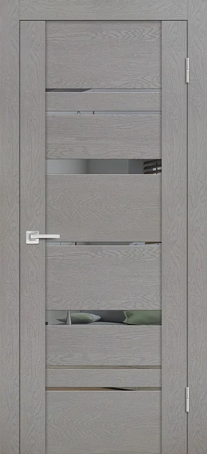 PST 2 soft touch, серый ясень 600*2000 стекло зеркало тонированное