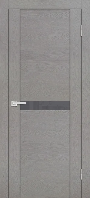 Дверь PST-3 softtouch стекло лакобель, цвет: Серый ясень