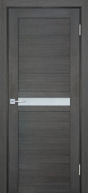 Дверь ТЕХНО-703 nanotex стекло сатинат, цвет: Грей