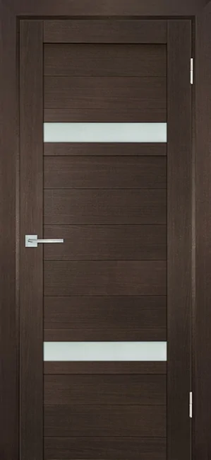 Дверь ТЕХНО-705 nanotex стекло сатинат, цвет: Венге