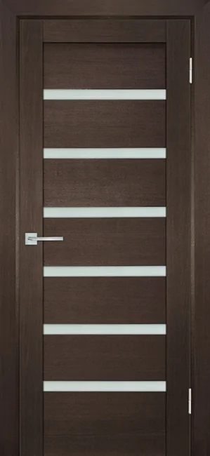 ТЕХНО 707 nanotex, венге 600*2000 стекло белый сатинат