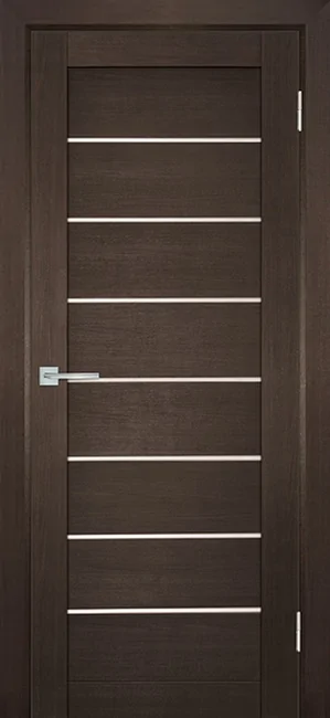 ТЕХНО 708 nanotex, венге 600*2000 стекло белый сатинат