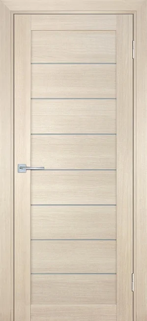Дверь ТЕХНО-708 nanotex стекло сатинат, цвет: Капучино