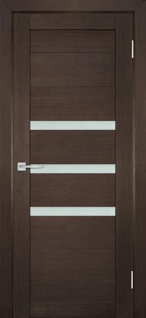 ТЕХНО 709 nanotex, венге 600*2000 стекло белый сатинат