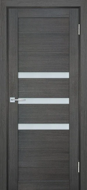 Дверь ТЕХНО-709 nanotex стекло сатинат, цвет: Грей