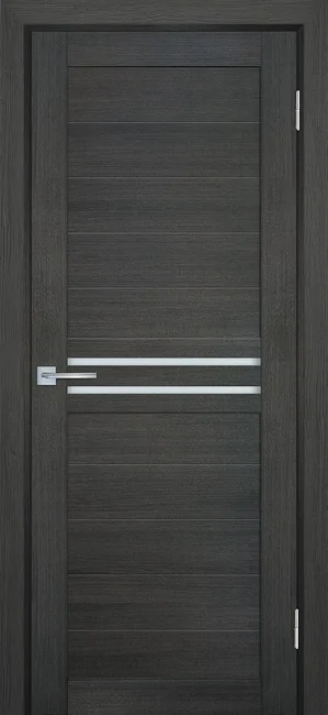 Дверь ТЕХНО-739 nanotex стекло сатинат, цвет: Грей