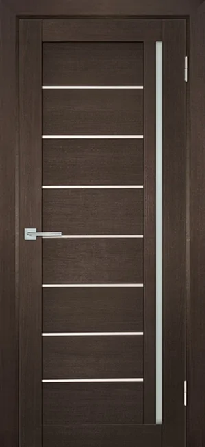 ТЕХНО 741 nanotex, венге 600*2000 стекло белый сатинат