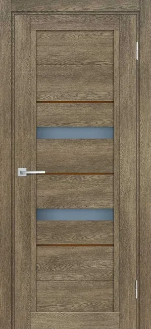 ТЕХНО 802 nanotex, бруно 600*2000 графит сатинат, кофе лакобель