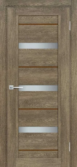 ТЕХНО 803 nanotex, бруно 600*2000 стекло белый сатинат, кофе лакобель