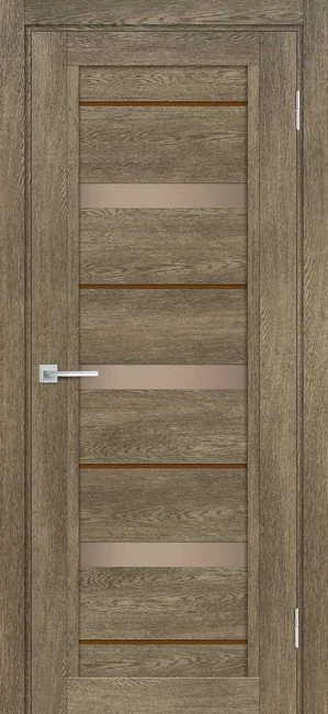 ТЕХНО 803 nanotex, бруно 600*2000 стекло бронза сатинат, кофе лакобель