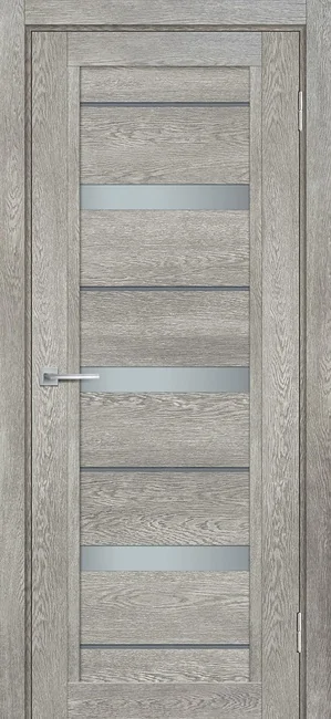 ТЕХНО 803 nanotex, чиаро гриджио 600*2000 стекло графит сатинат, серый лакобель