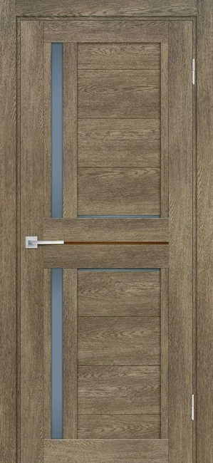 ТЕХНО 804 nanotex, бруно 600*2000 стекло графит сатинат, кофе лакобель