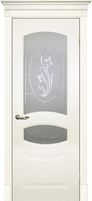 Smalta 02 ДО 2 600*2000 Ral1013 Слоновая кость, БЕЗ ПАТИНЫ, сатинат УФ печать /ИД/
