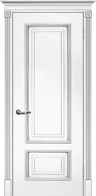 Smalta 08 ДГ 600*2000 Ral9003 Белый, патина серебро /ИД/