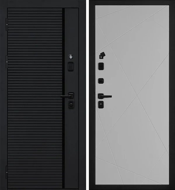 ДМ Галактика 173 муар черный, Kale 252R/Border (Черный мягшагрень PR 173 /PR 103 ) 860 Л