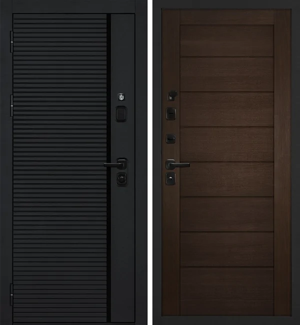 ДМ Галактика 173 муар чер,Kale/Border(Черный мягшагр PR 173/ТЕХНО 708 венге глвставка)860Л