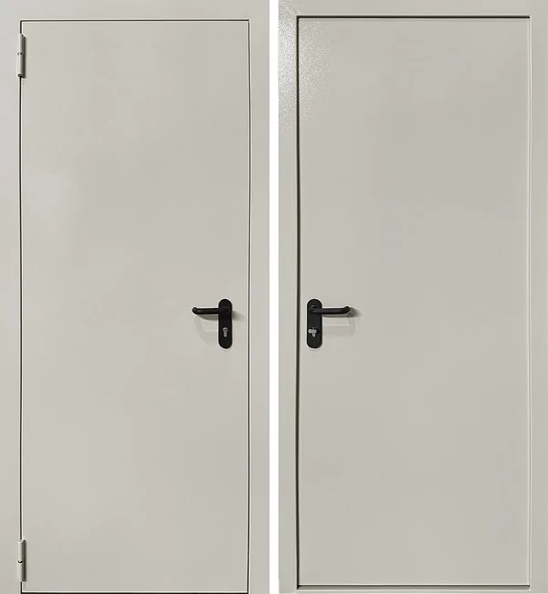 Входная дверь ДПМ 01 EI 60 RAL7035, цвет: RAL7035