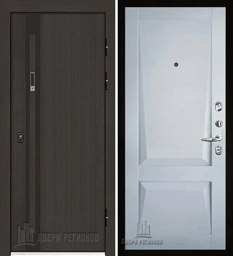 Дверь входная уличная Элит Термо, цвет Темный дуб, панель perfecto цвет