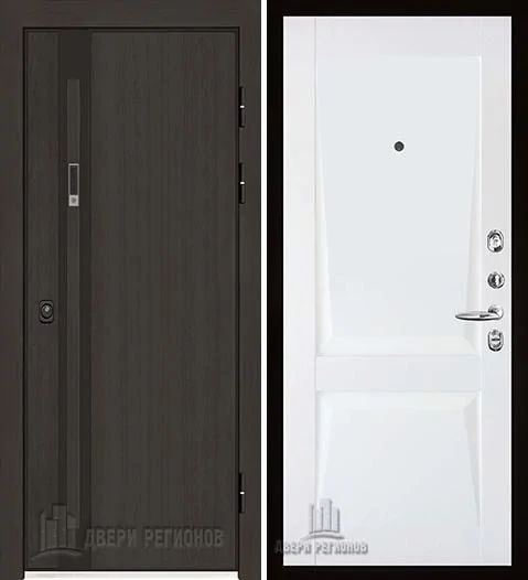 Дверь входная уличная Элит Термо, цвет Темный дуб, панель perfecto цвет