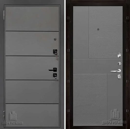 Дверь входная Liberty H4 (Либерти), цвет h4 Силк Титан, панель fusion цвет grigio (ral 7015)