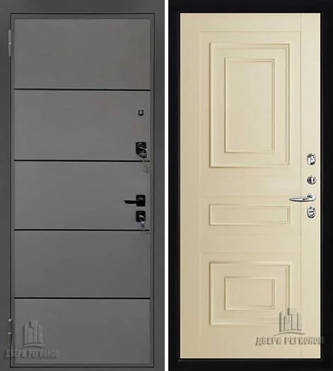 Дверь входная Liberty H4 (Либерти), цвет h4 Силк Титан, панель 62001 цвет