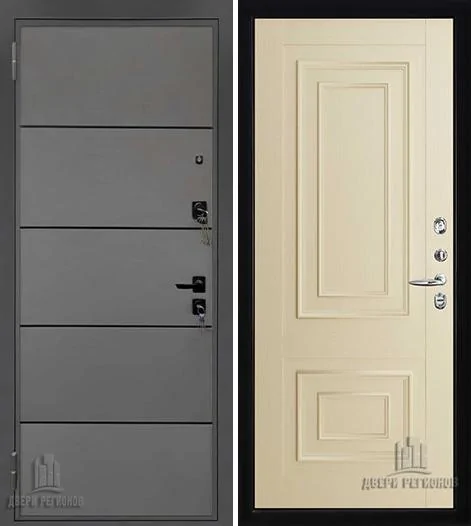 Дверь входная Liberty H4 (Либерти), цвет h4 Силк Титан, панель 62002 цвет