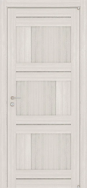 Дверь LIGHT 2180 экошпон глухая, цвет: Капучино велюр