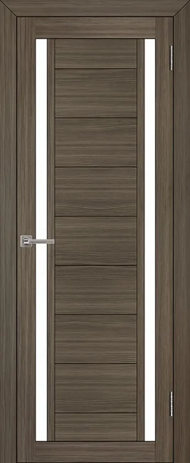 Дверь межкомнатная LIGHT 2122 велюр графит остекленная