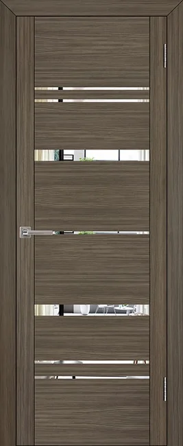 Дверь межкомнатная UniLine 30027 велюр графит глухая