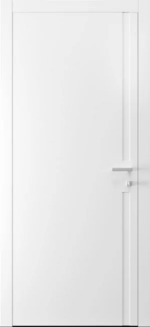 Дверь Asket исп.1.2 ДГ эмаль по МДФ, цвет: COL. BLANC