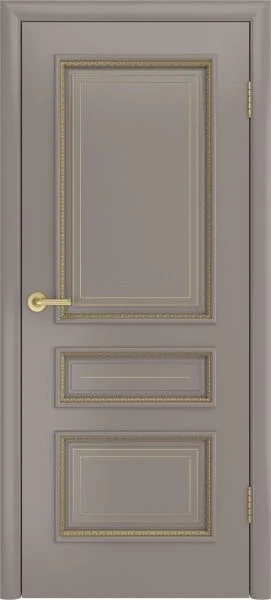 Дверь Gold-2 ДГ Эмаль, цвет: Темно-серая эмаль