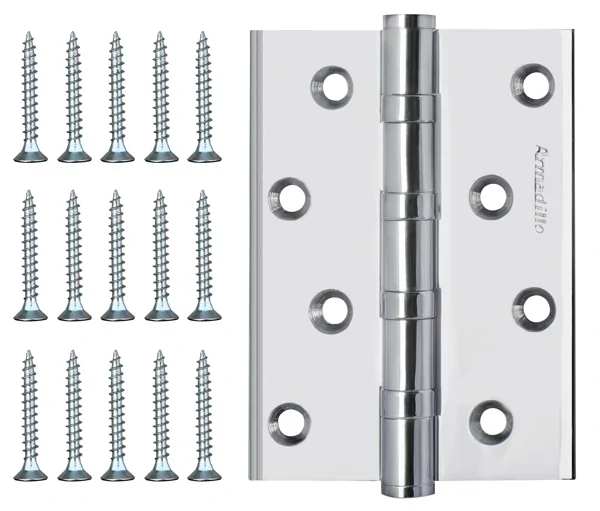 Петля универсальная IN4500UC BL CP 102x75x3 INOX304 хром БЛИСТЕР