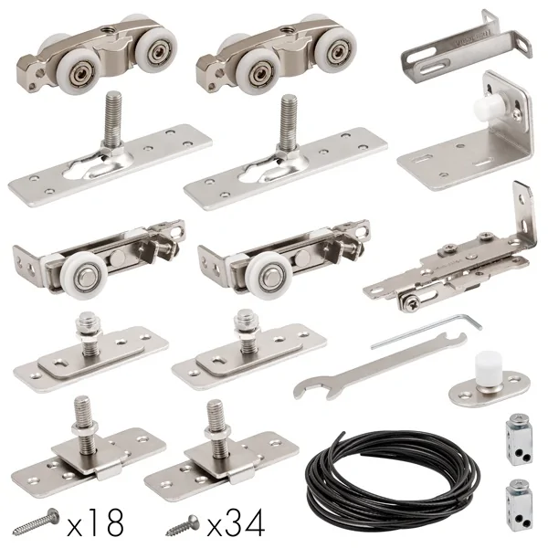 Комплект для телескопического открывания SLD.Comfort-PRO.SET5.telescope/80, цвет: CP хром