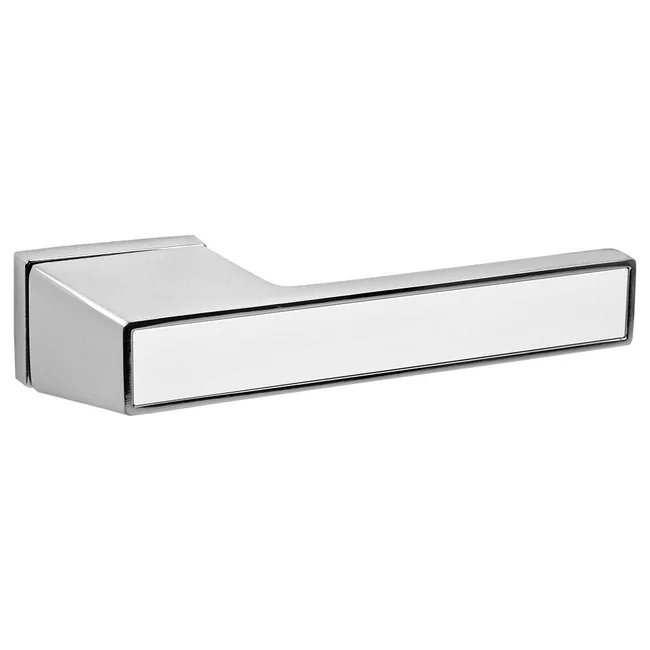 Ручка раздельная LM/Z KQS52TITAN CP/WH-19 хром/белый WH белый/CP хром
