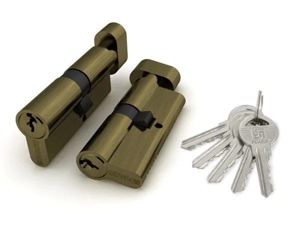 Цилиндровый механизм 100 ZM/70 (30+10+30), цвет: AB Бронза